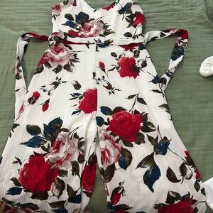 Women’s floral jumpsuit